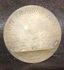 1919 France 1917-1918 Bronze Medal Medallion M lordonnois World Wwi-63mm-w - Box