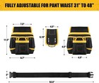 New Magnetic Tool Belt For Men  26 Pockets Heavy Duty Tool Pouch Us Stock