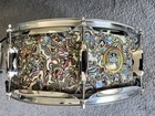 Rsd Custom Snare Drum 8 Lug Abalone Pearl Finish 5 5x14 Keller Maple Shell 6 Ply