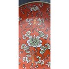 Vintage Decorative Enamel Over Copper Bowl Hong Kong