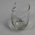 Vintage Libbey Clear Glass Cocktail Juice Pitcher Mini Handleless Spout Mcm