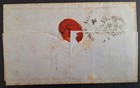 1855 Victoria Australia Entire Ties 6d Dl Orange Woodblock Stamp Melb To Sydney