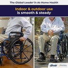 Lightweight Wheelchair With Swing-away Footrests And Flip-back Arms