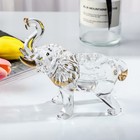 Crystal Elephant Figurine Glass Animal Sculpture Statue Home Decor Table
