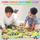 Montessori Wooden Train Toy For 1 2 3 Years Old Toddlers   12 Magnetic Animal   