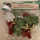 Crafter   s Square 2 Packs Of  Christmas Shapes Foam Scatter 20 Pieces Per Bag 