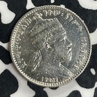 Ee 1895-a  1902-1903  Ethiopia 1 Gersh Lot t8193 Silver  Km 12