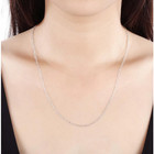 Italian 2mm Figaro Style Chain Necklace Sterling Silver Closeout Sale