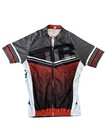 Strgao Mens Full Zip Elastic Waist Pocket Short Sleeve Cycling Jersey Size Xxxl