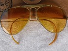 Vintage Ray Ban Aviators Bausch Lomb 58 14 Gold Frame Shooting Pilot Sunglasses