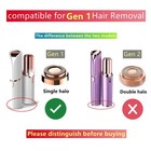 Replacement Heads For Finishing Touch Flawless Facial Hair Remover women Hair   