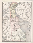 Delaware   Eastern Maryland 1890 Fine Original Antique Engraved Map