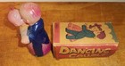 Vtg Celluloid   Tin Wind-up Toy Dancing Couple 1940s Occupied Japan Works W Key