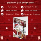 Dear Santa Mailbox Christmas Letter Great Pyrenees Dog Greeting Cards - Adora   