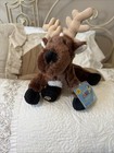Ganz Hm375 Stuffed Webkinz Moose Plush Brown With Tag With Code