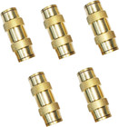 Brass Push In Fitting  Air Brake Union  1 4  Tube Od  pack Of 50  