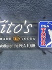 New Tito   s Handmade Vodka Light Up Led Sign Pga Tour Mini 13 1 2    X 6 1 2   