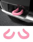 Tow Hook Covers Fit For Chevy Silverado gmc-sierra 2014-2025 Front Bumper Pink