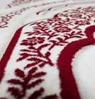 Modefa Turkish Islamic Luxury Orthopedic Padded Foam Cushion Prayer Rug Rich Red