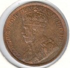 1915 Very Choice Almost Uncirculated Canadian Large Cent  1  Some Luster 
