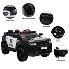 Kids Police Ride On Suv Car Toys 3 Speed 12v 7a W light   Music   Remote Control