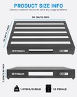 Strich Guitar Pedalboard Extra Large Size Effect Pedals Board Max 22   X 17 7  