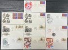 Lot Of 34 1973 Mixed Cachet First Day Covers