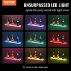 Vevor Wall Mounted Led Lighted Liquor Bottle Display Home Bar Shelf  24  1-step