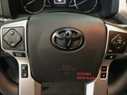 1x 3d Blackout Steering Wheel Overlay For Tacoma Tundra Corolla Camry Highlander