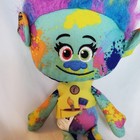 Trolls Harper Plush Doll Hasbro Dreamworks Colorful Paint Splatter Artist
