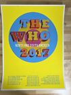 The Who - 2017 Poster North   South America Tour Screen Print