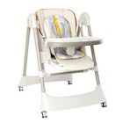 Baby High Chair And Swing Combo 6-in-1 Convertible Highchair For Infants Toddler