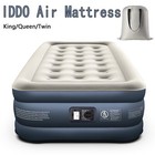 Twin queen king Air Mattress 18  Inflatable Mattress Airbed W  Built-in Pump New