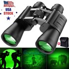 Military Zoom 180x100 Powerful Binoculars Day low Night Camping Hunting Outdoor
