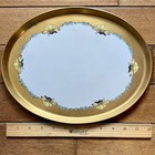 9pc Vtg Antique Limoges France Hand-painted Gold Butterfly Vanity Set Dresser