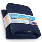 Extra Large Microwavable Heating Pad - Weighted Full Body Hot Pack  10x24  Fleec