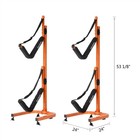 Heavy Duty 2 Kayak Rack Storage Freestanding Kayak Stands Canoe Paddle Kayak