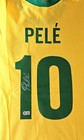 Brazil Soccer Jersey Autographed By Legendary Footballer  Pele With Beckett Coa