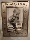 Malden International Designs Me And My Teddy Bear 4x6 Metal  Picture Frame New