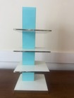 Kate Spade Sunglasses Jewelry 4 Tier Shelf Display Logo Tower 6x6x16