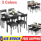 5 Piece Dining Table Set For 4 Home Dinette Table Kitchen Table And 4 Chairs