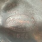 Vtg Jc Higgins No 1654 Bob Feller Horsehide Leather Split Finger Baseball Glove