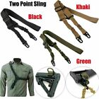 Tactical 2 Point Sling Qd Swivel Rifle Adjustable Gun Sling Strap W  Mlok Swivel