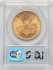 1876  20 Liberty Double Eagle Pcgs Ms61