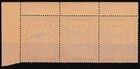 Pakistan 1954 Overprint Variety 8 Paisa On  6 Pies Strip Of 3 Mnh Handstamped 