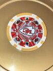 Kansas City Chiefs Nfl Poker Chip Gold Collectors Edition Casino 11 5g Yellow