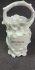 1900s Pittsburg Kansas Souvenir Dish Vase Gold Flower Germany Antique 4 1 4
