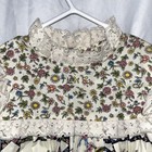 Vintage Kate Greenaway Baby Dress Floral Birds Lace Spring   see Pics For Size