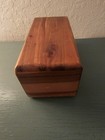 Vintage Lane Cedar Hopechest Keepsake Box-very Good