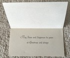 Unused Christmas Girl Angel Lamb Tree Candle Vintage Greeting Card 1950s 1960s